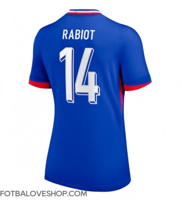 Francie Adrien Rabiot #14 Dámské Domácí Dres ME 2024 Krátký Rukáv